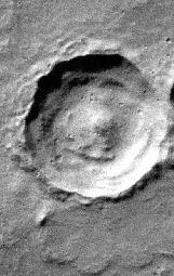 Gargantuous crater, left