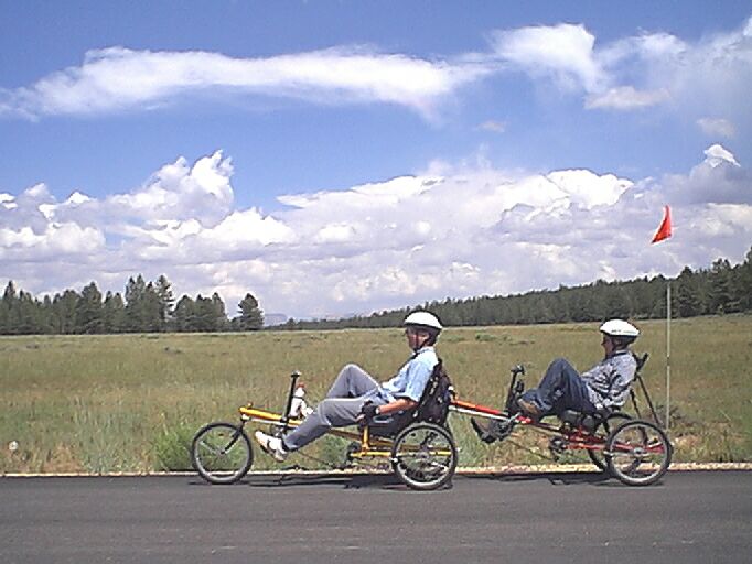 tandem recumbent trike